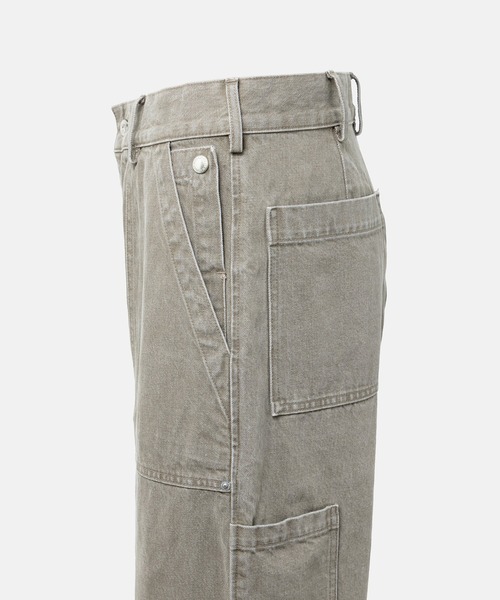 SimplyComplicated(シンプリーコンプリケイテッド)の「OLIVE DENIM BAKER PANTS(デニムパンツ・メンズ・オリーブ・1/2/3)」の8枚目の写真