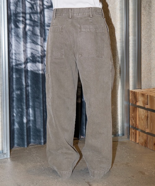 SimplyComplicated(シンプリーコンプリケイテッド)の「OLIVE DENIM BAKER PANTS(デニムパンツ・メンズ・オリーブ・1/2/3)」の15枚目の写真