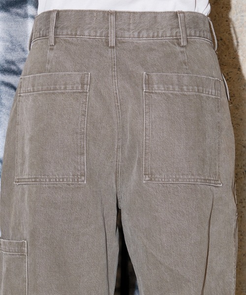 SimplyComplicated(シンプリーコンプリケイテッド)の「OLIVE DENIM BAKER PANTS(デニムパンツ・メンズ・オリーブ・1/2/3)」の19枚目の写真