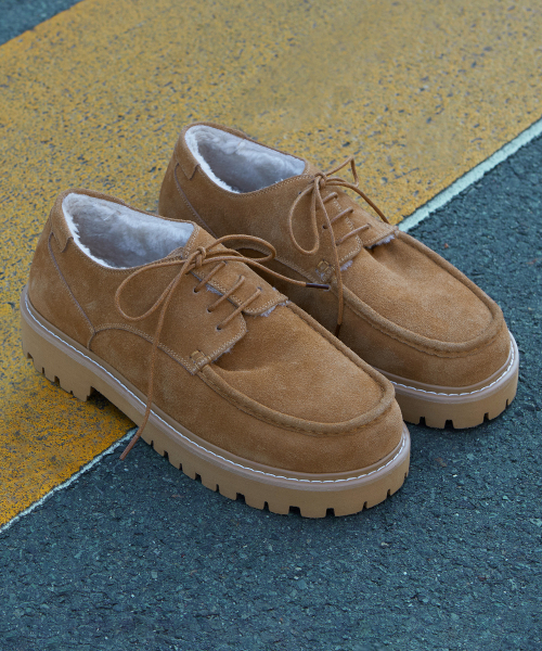WTRD1130 Maze Winter Shoes Camel（ブーツ）｜WETHEROAD（ウィーザ