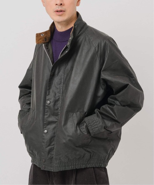 EDIFICE(エディフィス)の「《再入荷》Barbour(バブアー)Blouson Transport/トランスポート Wax MWX2497(その他アウター・メンズ・ブラック/カーキ・36/38/40)」の2枚目の写真