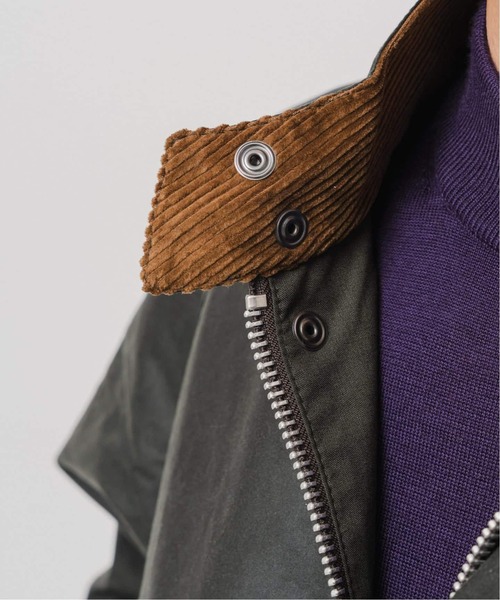 EDIFICE(エディフィス)の「《再入荷》Barbour(バブアー)Blouson Transport/トランスポート Wax MWX2497(その他アウター・メンズ・ブラック/カーキ・36/38/40)」の20枚目の写真