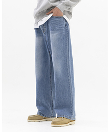 CRISCELO（クリスチェロ）の「Wide Denim Pants [Light Blue]（デニムパンツ）」