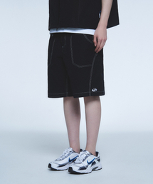 SIGNATURE CARGO SHORTS-[BLACK]