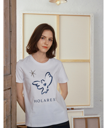 Paloma Drawing T-shirt (Pure White)