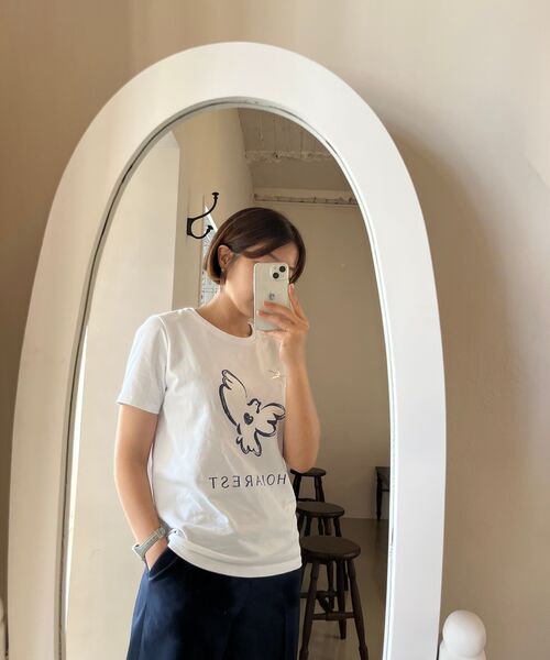 HOLAREST（オラ レスト）の「Paloma Drawing T-shirt (Pure White)（Tシャツ/カットソー・レディース・その他・SMALL/MEDIUM）」の3枚目の写真