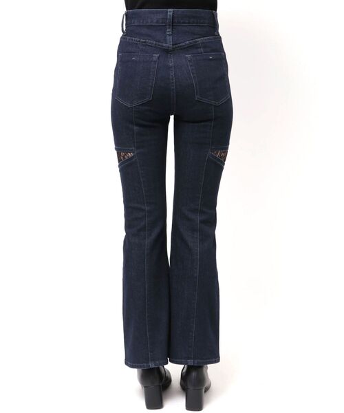 MERCURYDUO（マーキュリーデュオ）の「レーストリミングカットアウトデニムパンツ（デニムパンツ・レディース・ブルー/インディゴブルー・MEDIUM/SMALL）」の19枚目の写真