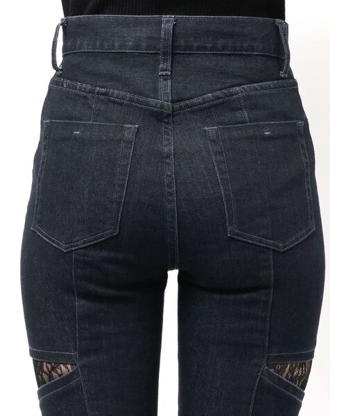 MERCURYDUO（マーキュリーデュオ）の「レーストリミングカットアウトデニムパンツ（デニムパンツ・レディース・ブルー/インディゴブルー・MEDIUM/SMALL）」の20枚目の写真