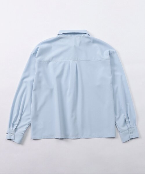 algy（アルジー）の「【セレモニー対応】透かし編みニットベスト&シャツセット（シャツ/ブラウス・キッズ・ネイビー/オフホワイト・130/140/150/160）」の8枚目の写真