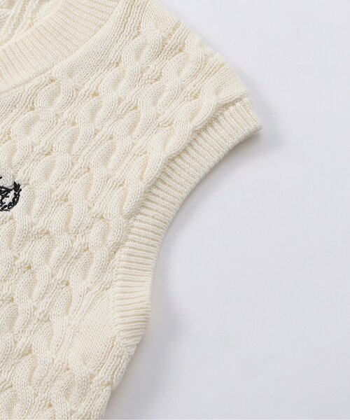 algy（アルジー）の「【セレモニー対応】透かし編みニットベスト&シャツセット（シャツ/ブラウス・キッズ・ネイビー/オフホワイト・130/140/150/160）」の16枚目の写真