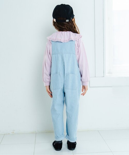 Boribon(ボリボン)の「ピエロカラーTシャツ(Tシャツ/カットソー・キッズ・ピンク/チャコール/オフホワイト・120/110/100/90/80)」の11枚目の写真