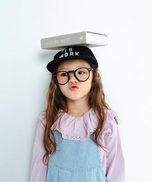 Boribon(ボリボン)の「ピエロカラーTシャツ(Tシャツ/カットソー・キッズ・ピンク/チャコール/オフホワイト・120/110/100/90/80)」の13枚目の写真