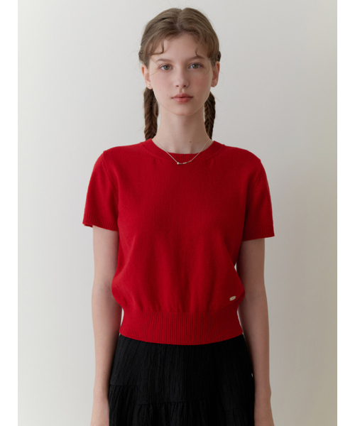 RE_L(リエル)の「Pea half knit (red)(ニット/セーター・レディース・その他・FREE)」の2枚目の写真