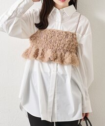 バックシャンチュールビスチェ