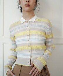 EMMEL REFINES | ＜EMMEL REFINES＞EM HW マルチボーダー ニット(ニット/セーター)