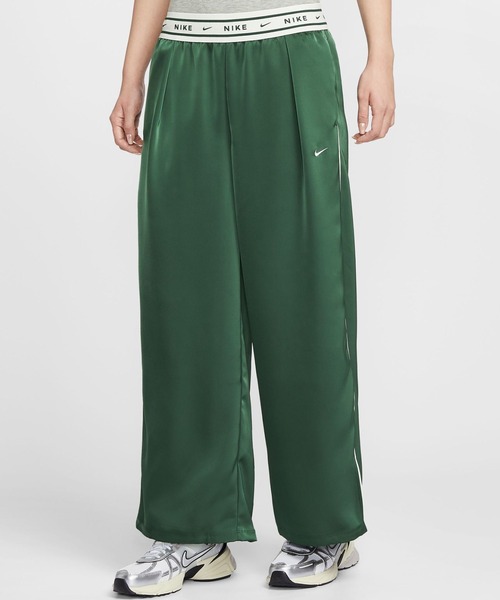 NIKE（ナイキ）の「NIKE AS W NSW OFFLN WVN STN PANT / ナイキ ウィメンズ NSW OFFLN ウーヴン STN パンツ 【SP】（その他パンツ・レディース・グリーン/ブラック・L/M/S）」の9枚目の写真