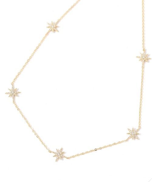 studio CLIP（スタディオクリップ）の「【daily CLIP】キュービックジルコニアルミナスネックレス（ネックレス・レディース・その他1・FREE）」の2枚目の写真