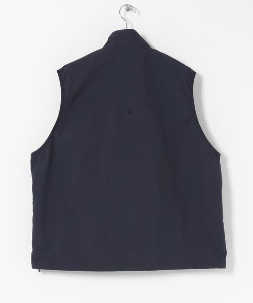 EKAL（エカル）の「『UR TECH』ナイロンタッサーベスト（ナイロンジャケット・メンズ・ネイビー/グレー・LARGE/MEDIUM）」の18枚目の写真