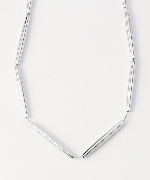 COMME CA（コムサ）の「パイプパーツ スライドネックレス（ネックレス・レディース・シルバー・FREE）」の3枚目の写真