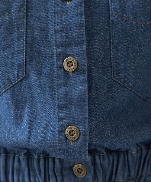 slattgir（スラットジール）の「高身長　デニムマキシワンピース（トールサイズ）Essenave（ワンピース・レディース・ブルー/ネイビー・T5L/T4L/T3L/TLL/TL/TM）」の16枚目の写真