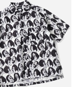 ハッピーペイントメッシュ半袖シャツ