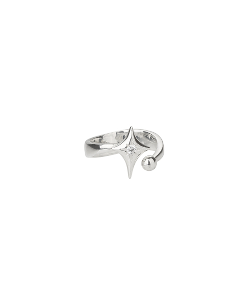 XANADU（ザナドゥ）の「BOLD SPARKLE RING l SILVER（リング・レディース・その他・FREE）」の2枚目の写真