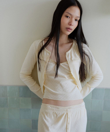 HOWUS（ホワス）の「[HOWUS x INA] HAILEY COTTON CARDIGAN (VANILLA)（カーディガン/ボレロ）」