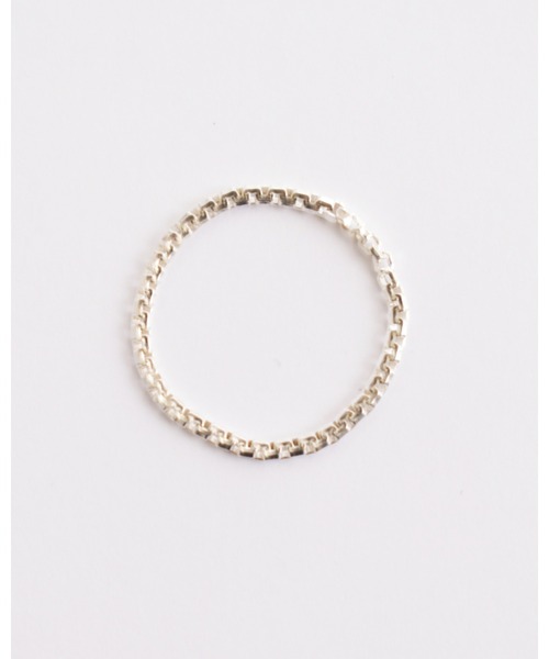 H.O.V(フォブ)の「【H.O.V】NODE CHAIN RING/ヌード チェーン リング ユニセックス(リング・レディース・シルバー・M/L)」の3枚目の写真