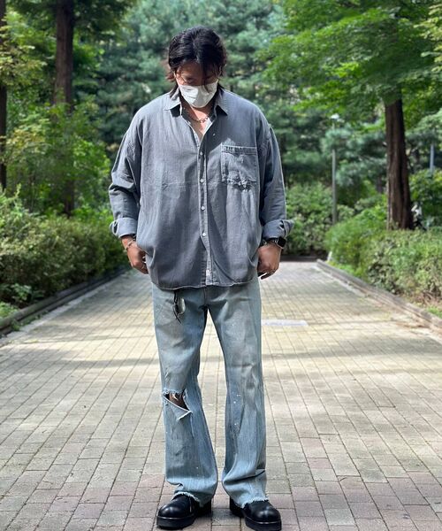 CARGOBROS(カーゴブロス)の「CB ウォッシングシティボーイデニムシャツ(中青)(シャツ/ブラウス・メンズ・その他・FREE)」の18枚目の写真