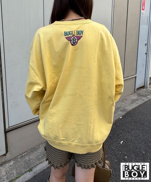 CIAOPANIC（チャオパニック）の「【BUGLE BOY/ビューグル ボーイ】アソートプリントフェードスウェット（Tシャツ/カットソー・レディース・ブラック/ピンク/オレンジ/ブルー/イエロー・FREE）」の21枚目の写真