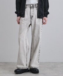 tk.TAKEO KIKUCHI | ワイドストレートレッグデニム(デニムパンツ)