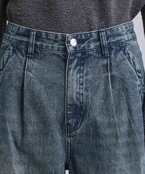 tk.TAKEO KIKUCHI（ティーケータケオキクチ）の「ワイドストレートレッグデニム（デニムパンツ・メンズ・オフホワイト/ブルー系その他/ブラック・02/01/03）」の20枚目の写真