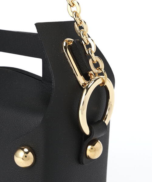 MASU（エムエーエスユー）の「MASU/エムエーエスユー/LEATHER CAKE BAG/M26U6OJ008（ショルダーバッグ・メンズ・ブラック/ホワイト/モスグリーン・F）」の9枚目の写真