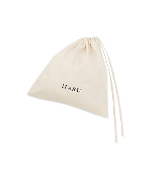 MASU(エムエーエスユー)の「MASU/エムエーエスユー/LEATHER CAKE BAG/M26U6OJ008(ショルダーバッグ・メンズ・ブラック/ホワイト/モスグリーン・F)」の8枚目の写真