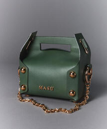 MASU（エムエーエスユー）の「MASU/エムエーエスユー/LEATHER CAKE BAG/M26U6OJ008（ショルダーバッグ）」