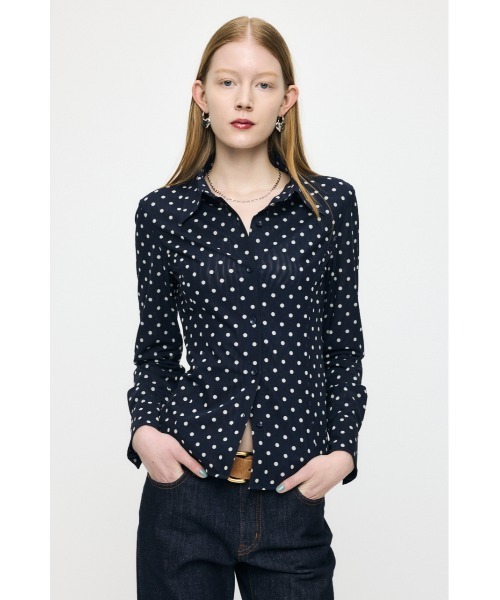 セール】【26年SS新作】DOT TULLE シャツ（シャツ/ブラウス）｜MOUSSY