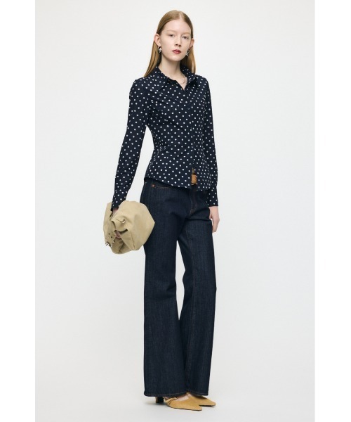 MOUSSY（マウジー）の「【26年SS新作】DOT TULLE シャツ（シャツ/ブラウス・レディース・アイボリー/ブルー系その他3/ホワイト系その他・FREE）」の21枚目の写真