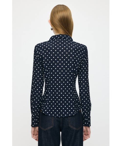 MOUSSY（マウジー）の「【26年SS新作】DOT TULLE シャツ（シャツ/ブラウス・レディース・アイボリー/ブルー系その他3/ホワイト系その他・FREE）」の17枚目の写真
