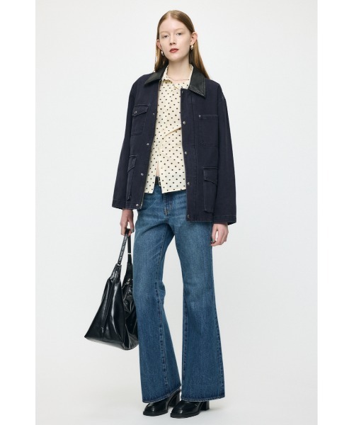 MOUSSY（マウジー）の「【26年SS新作】DOT TULLE シャツ（シャツ/ブラウス・レディース・アイボリー/ブルー系その他3/ホワイト系その他・FREE）」の9枚目の写真