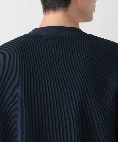 GLOBAL WORK（グローバルワーク）の「トクトク2SETアゼカーディガン&長袖Tシャツ/645536（カーディガン/ボレロ・メンズ・ネイビー/ベージュ/ブラック/グリーン/サックスブルー・SMALL/X-LARGE/LARGE/MEDIUM）」の11枚目の写真