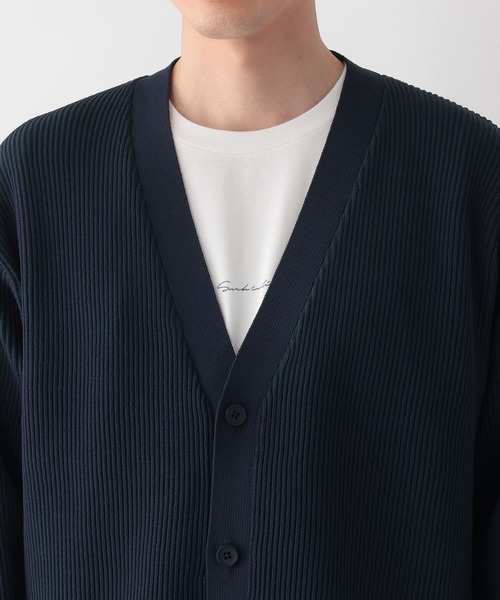 GLOBAL WORK（グローバルワーク）の「トクトク2SETアゼカーディガン&長袖Tシャツ/645536（カーディガン/ボレロ・メンズ・ネイビー/ベージュ/ブラック/グリーン/サックスブルー・SMALL/X-LARGE/LARGE/MEDIUM）」の12枚目の写真