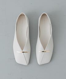 SENSE OF PLACE by URBAN RESEARCH | 【S~Lサイズ/軽量】『抗菌』スクエアカットフラットシューズ 通勤/オフィス/シンプル/きれいめ(その他シューズ)