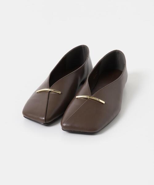 SENSE OF PLACE by URBAN RESEARCH(センスオブプレイスバイアーバンリサーチ)の「『抗菌』スクエアカットフラットシューズ(その他シューズ・レディース・ブラウン/アイボリー/ブラック・LARGE/SMALL/MEDIUM)」の16枚目の写真