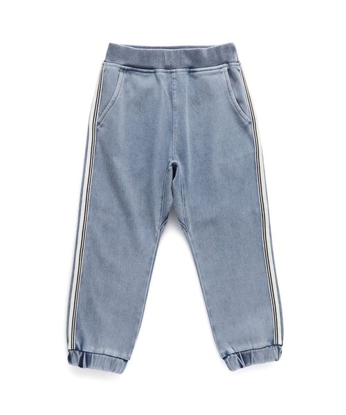 BRANSHES（ブランシェス）の「【サイドライン入り】ジョガーパンツ（その他パンツ・キッズ・ブルー/ブラック・150/90/120/140/100/130/110/80/160）」の4枚目の写真