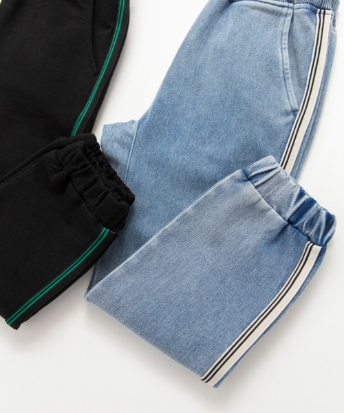 BRANSHES（ブランシェス）の「【サイドライン入り】ジョガーパンツ（その他パンツ・キッズ・ブルー/ブラック・150/90/120/140/100/130/110/80/160）」の12枚目の写真