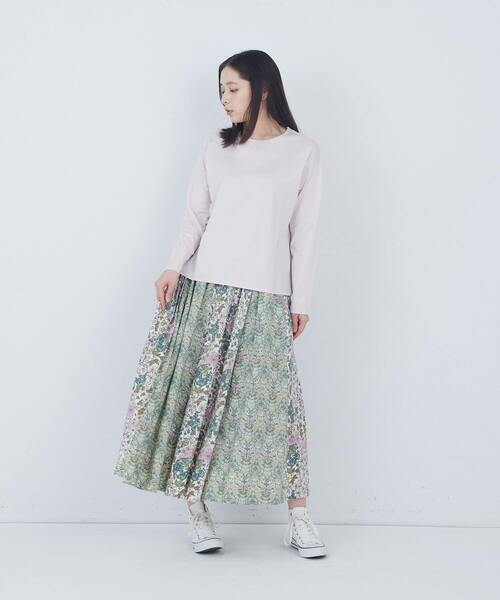 ADIEU TRISTESSE(アデュートリステス)の「刺繍入りロングスリーブTシャツ(Tシャツ/カットソー・レディース・アイボリー/グレー/ピンク・FREE)」の10枚目の写真