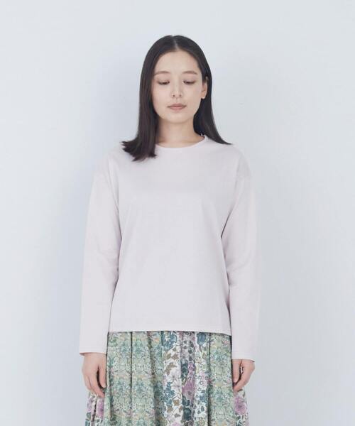 ADIEU TRISTESSE(アデュートリステス)の「刺繍入りロングスリーブTシャツ(Tシャツ/カットソー・レディース・アイボリー/グレー/ピンク・FREE)」の13枚目の写真