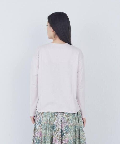 ADIEU TRISTESSE(アデュートリステス)の「刺繍入りロングスリーブTシャツ(Tシャツ/カットソー・レディース・アイボリー/グレー/ピンク・FREE)」の15枚目の写真