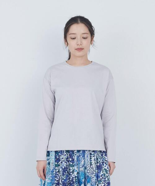 ADIEU TRISTESSE(アデュートリステス)の「刺繍入りロングスリーブTシャツ(Tシャツ/カットソー・レディース・アイボリー/グレー/ピンク・FREE)」の19枚目の写真
