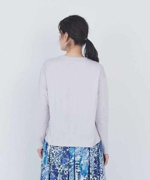 ADIEU TRISTESSE(アデュートリステス)の「刺繍入りロングスリーブTシャツ(Tシャツ/カットソー・レディース・アイボリー/グレー/ピンク・FREE)」の21枚目の写真